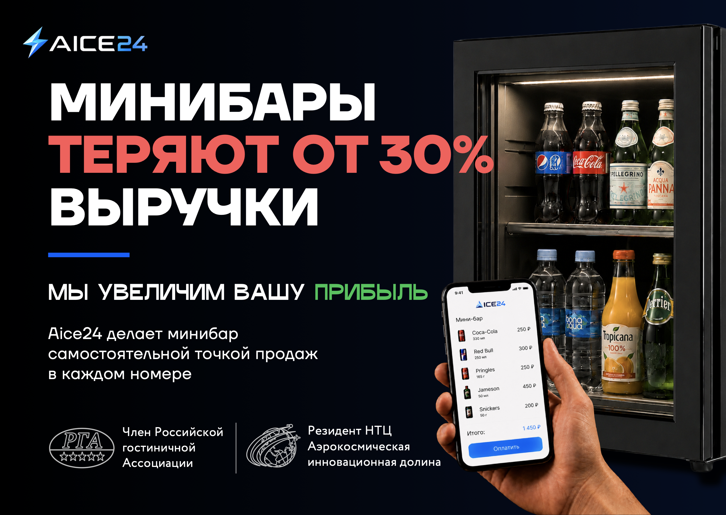 Aice24 мини бары для отелей